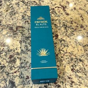 ( EMPTY )  Patron  El Alto  Tequila Box